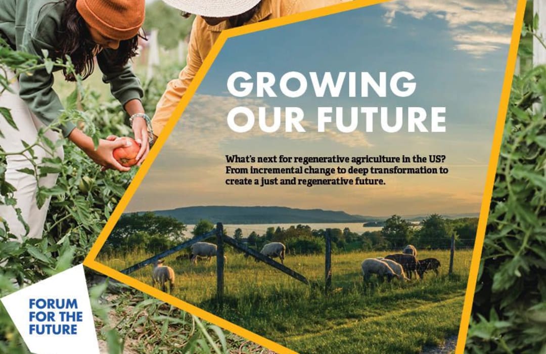 Growing Our Future:  What&#39;s next for regenerative agriculture in the US?